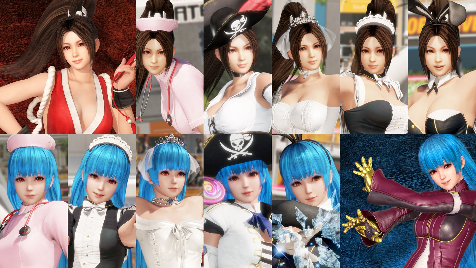 doa6 king of fighters dlc
