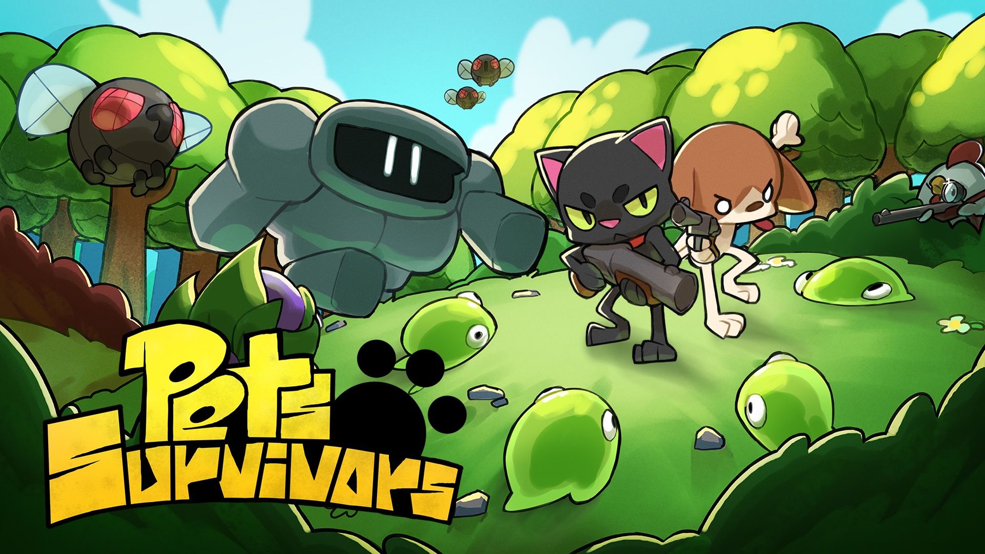 Pets Survivors Lets Cats, Dogs And Chickens Battle Monster Hordes