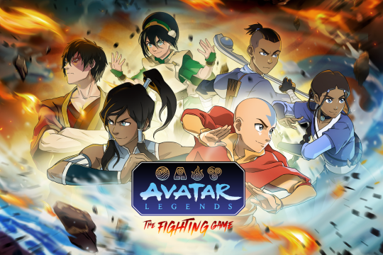 AVATAR LEGENDS The Fighting Game - Key Art