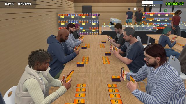 TCG Card Shop Simulator table
